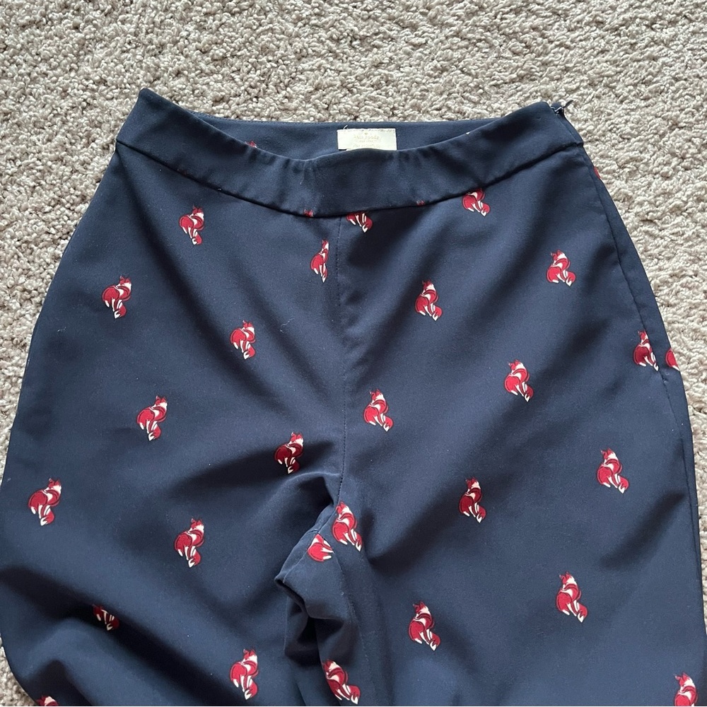 NWOT Women's Kate Spade Fox Glen Cropped Pant Voyage Blue size 2 - Picture 6 of 10
